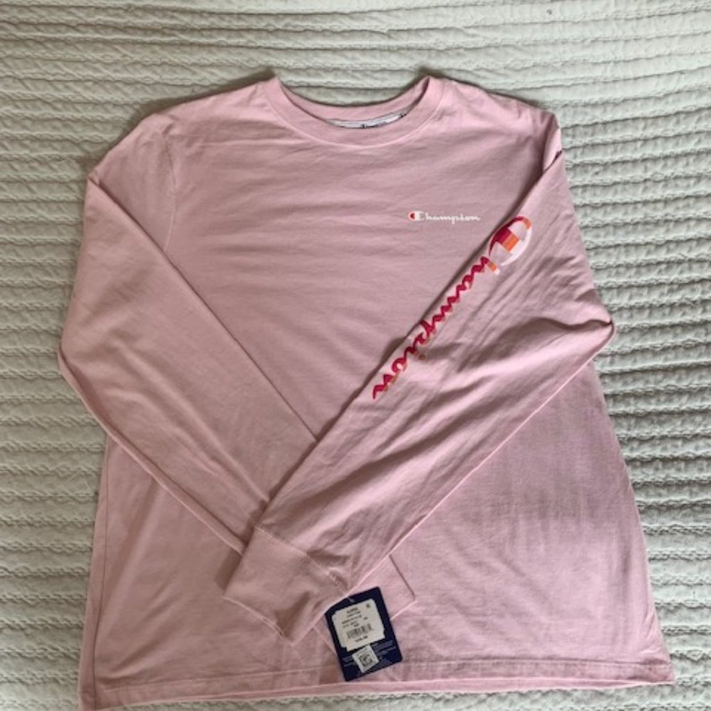 Never worn Authentic Athleticwear  - Women's Champion Hush Pink LS T-Shirt - XL